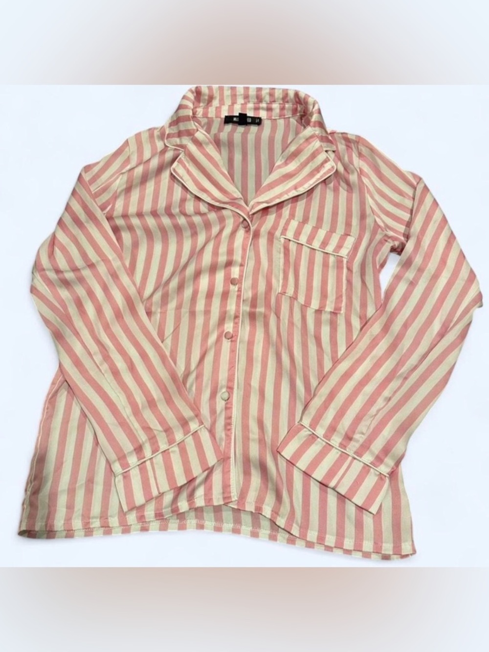 Oversized pajama shirt